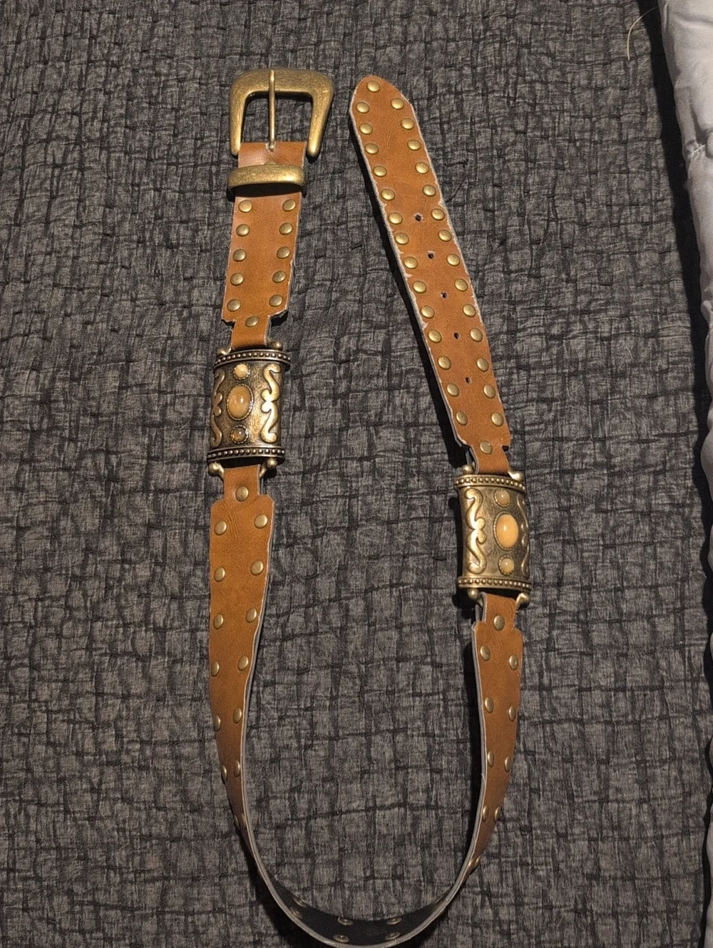 South Western Chic Cowgirl Yellowstone Jewel Belt Statement Belt SZ: 10/…